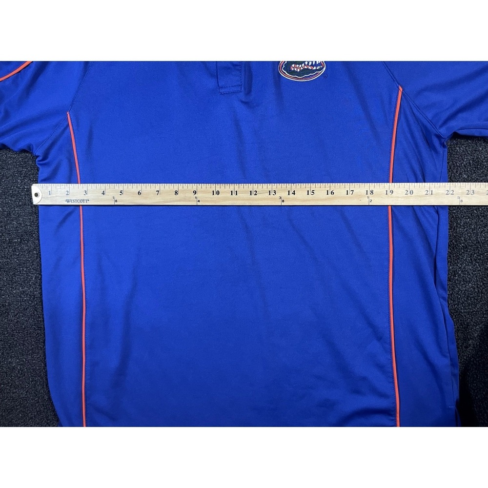 Chiliwear Florida Gators Polo Shirt Mens Large Blue Orange Embroidered Logo L - Picture 7 of 12